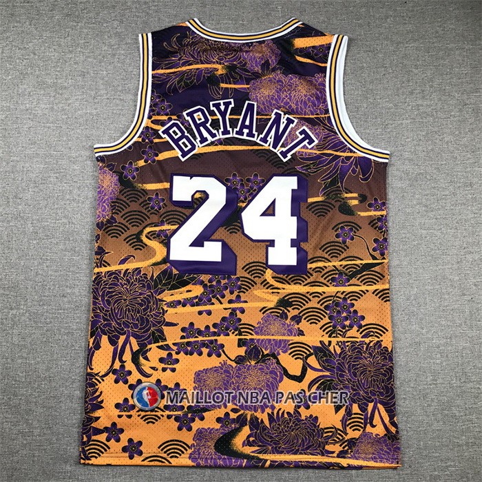 Maillot Los Angeles Lakers Kobe Bryant NO 24 Mitchell & Ness Lunar New Year Volet